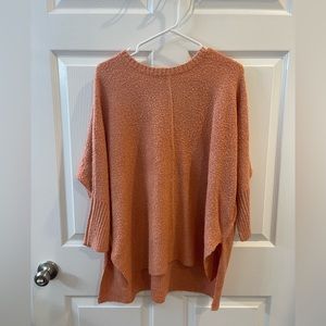 Wonderly Brand - Oversized Sweater - Dark Peach - Size Small